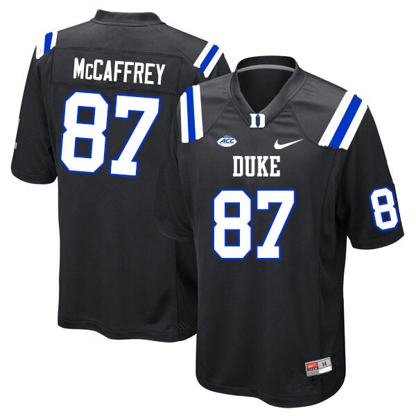 Men #87 Max McCaffrey Duke Blue Devils College Football Jerseys Sale-Black - Click Image to Close